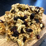 gluten free flapjacks on plate