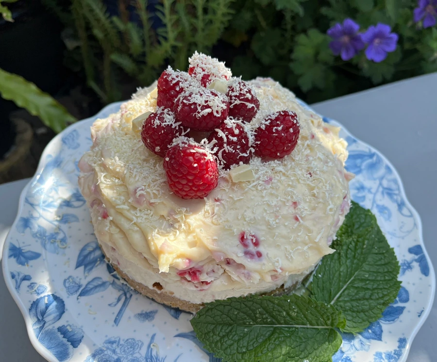 Gluten-Free Raspberry and White Chocolate Cheesecake Recipe
