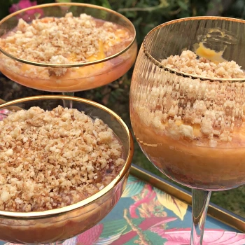 Sweet Gluten-Free Apple and Custard Dessert Pots Recipe