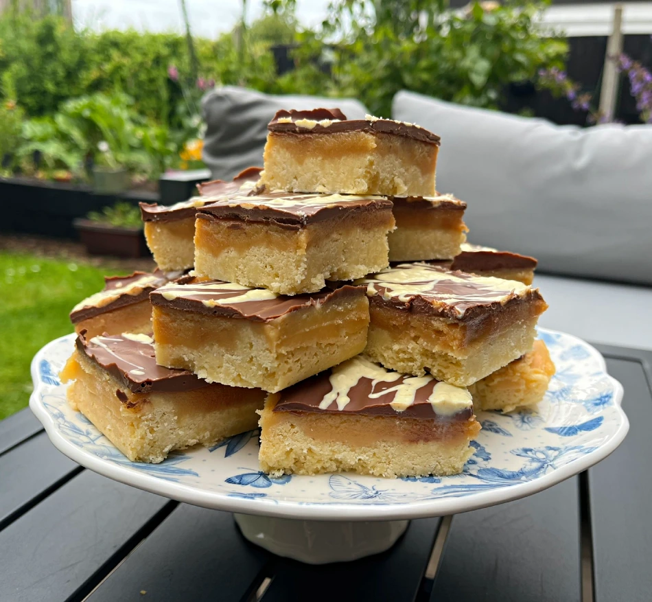gluten free millionaires shortbread