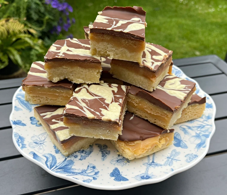 gluten free millionaires shortbread