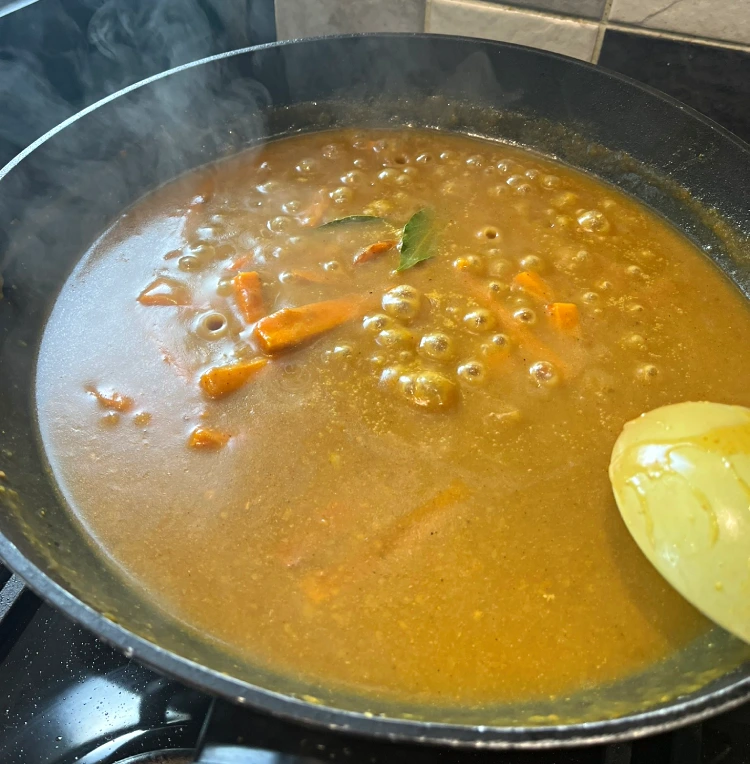 cooking katsu curry sauce
