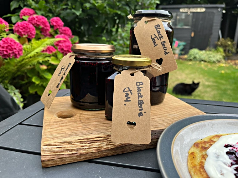 gluten free blackberry jam