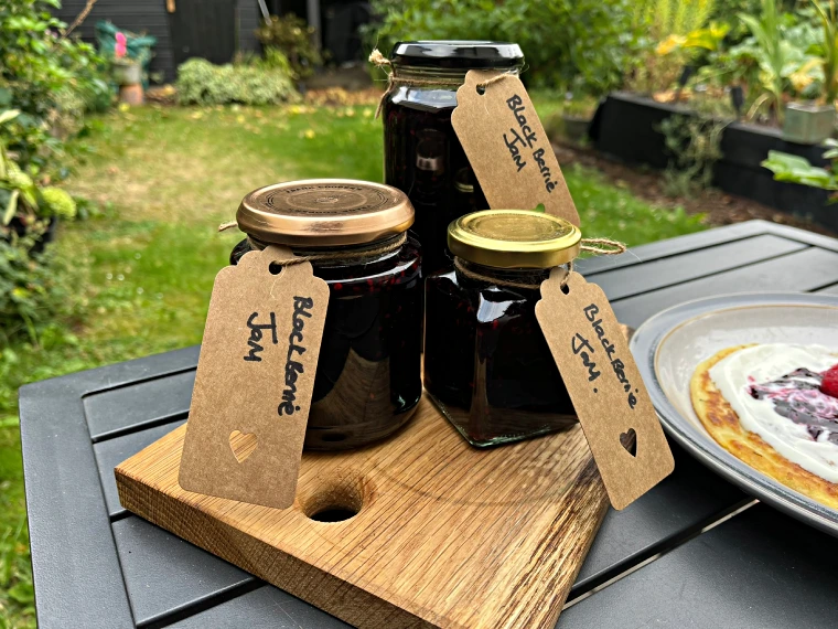 gluten free blackberry jam