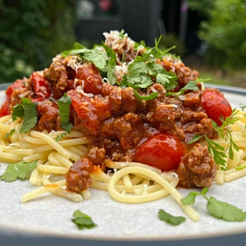 gluten free spaghetti bolognese