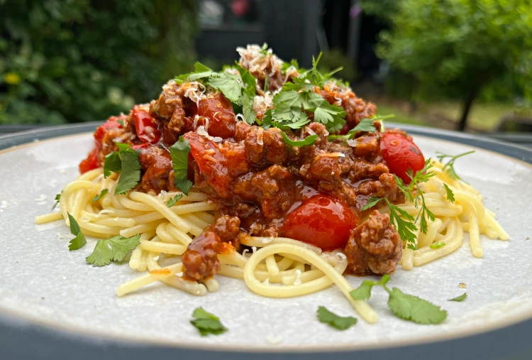 gluten free spaghetti bolognese