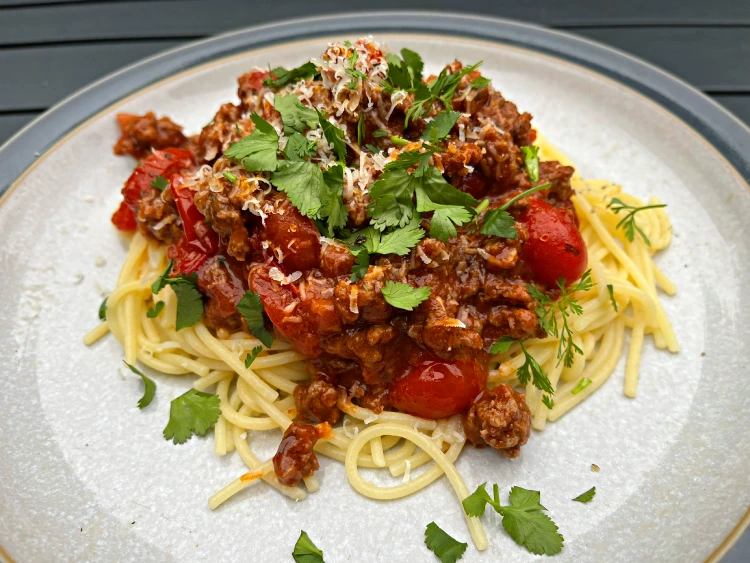 gluten free spaghetti bolognese