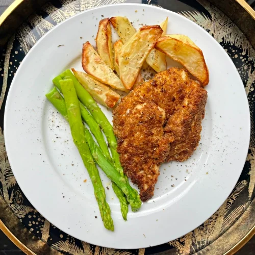 gluten-free breaded chicken goujons