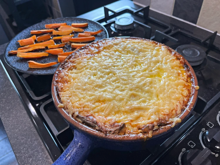 gluten free moussaka on the oven