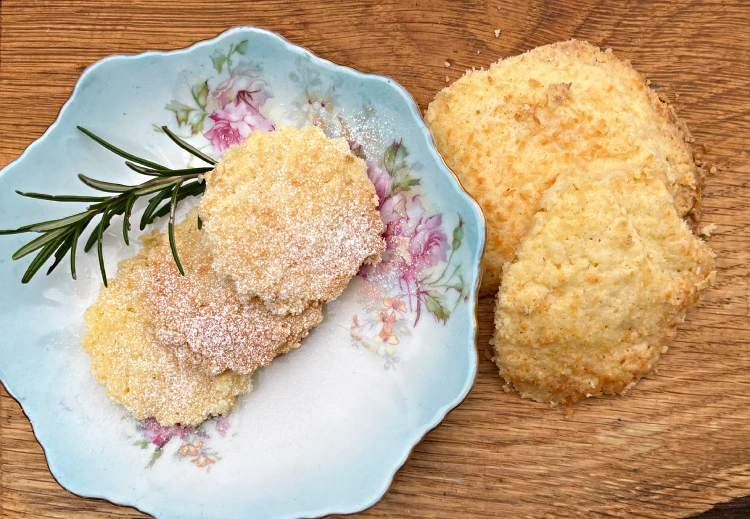 gluten free melting moments on platter