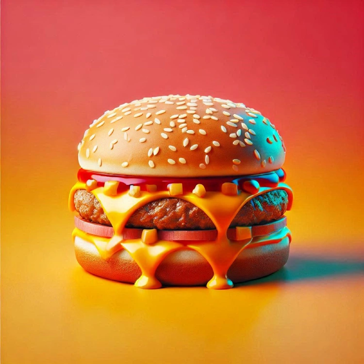 mcdonalds style burger