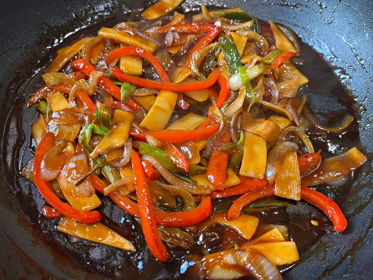 gluten-free teriyaki chicken cooking stir fry
