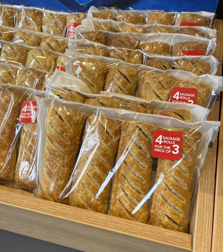 greggs sausage rolls