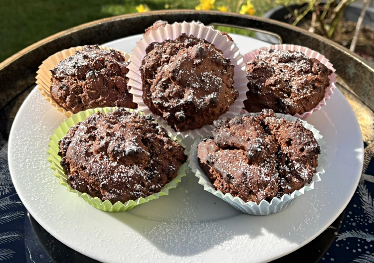 gluten free chocolate chip muffins