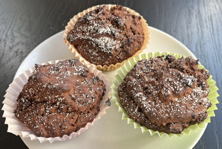 gluten free chocolate chip muffins