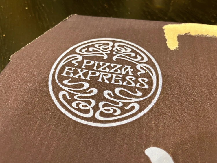 pizza express gluten free box logo