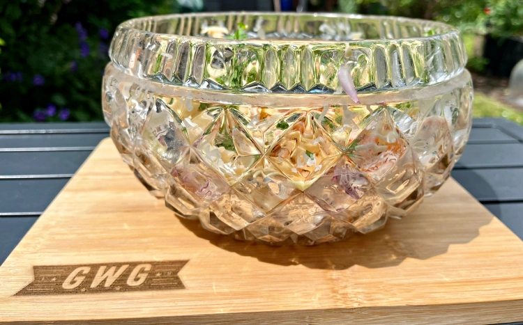 gluten-free coleslaw in salad bowl