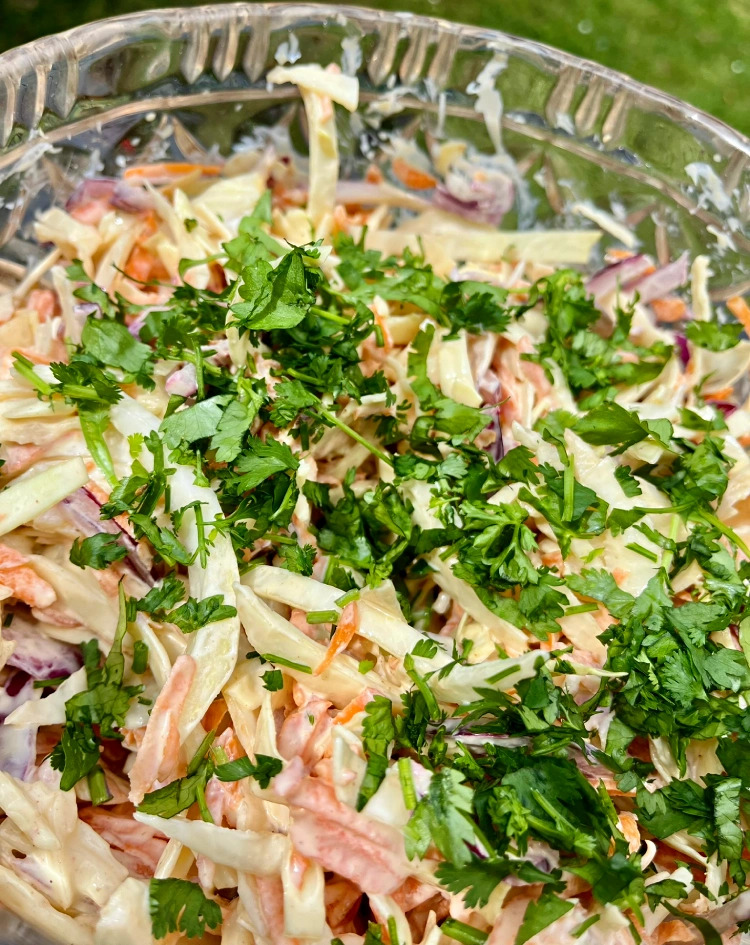 gluten-free coleslaw recipe detail