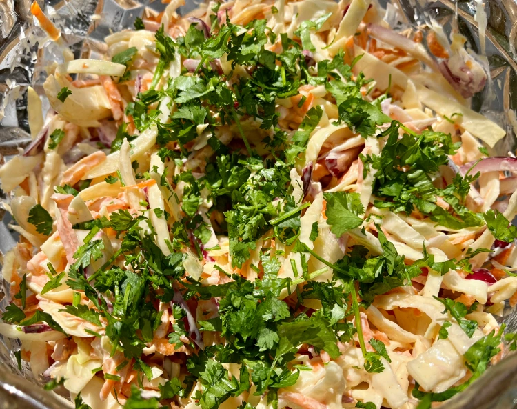 gluten-free coleslaw salad