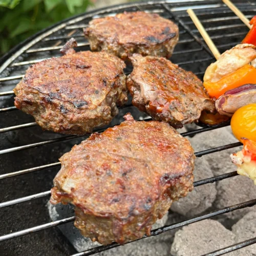 gluten-free mini beef burgers