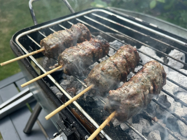 gluten-free lamb kofta kebabs