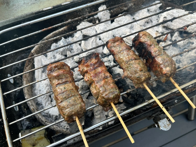 gluten-free lamb kofta kebabs