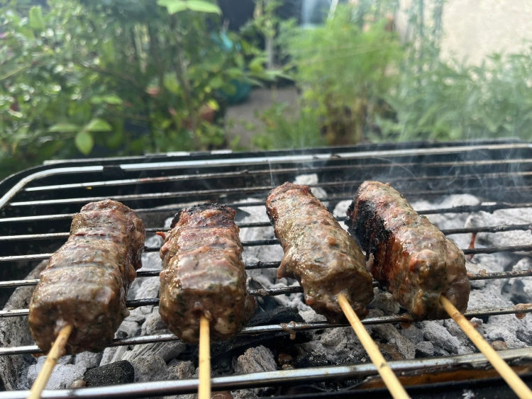 gluten-free lamb kofta kebabs