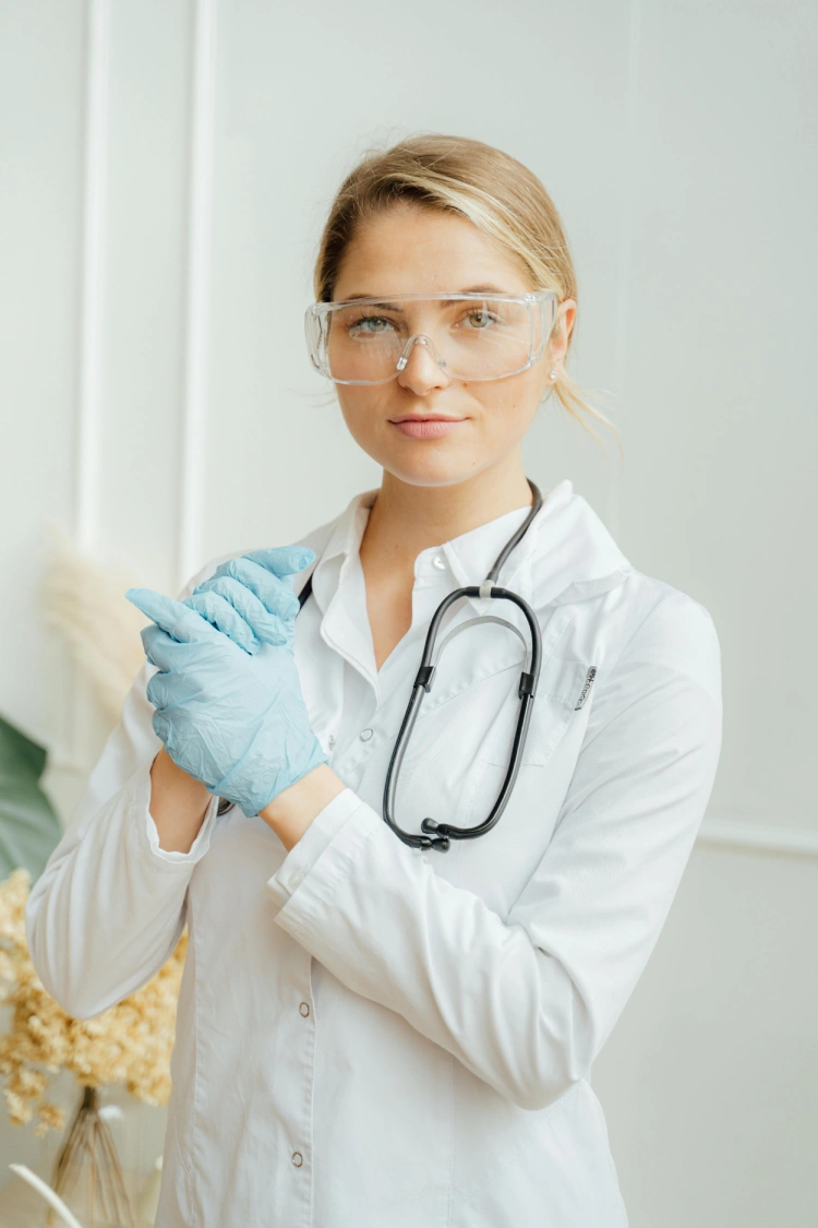 nurse washing hands