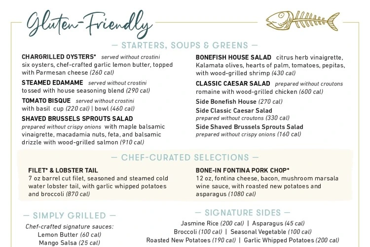 Bonefish Grill Gluten-Free