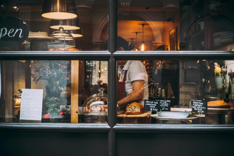 shop worker at bakery